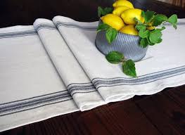 Black And White Farmhouse Table Runner Farmhouse Decor Farmhouse Table Runner Grain Sack Table Runner Farmhouse Decor 1 Black Stripe Runner In Light Taupe Farmhouse Table Runners Farmhouse Table Decor Farmhouse Table
