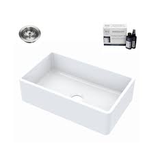 Undermount ceramic kitchen sinks ukutabs tuner app free. Sinkology Turner 30 L X 18 W Farmhouse Apron Kitchen Sink With Basket Strainer Reviews Wayfair Ca