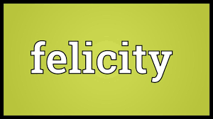 It is also used as a form of the latin name felicitas, taken from the name of the ancient roman goddess fortuna. Felicity Meaning Youtube