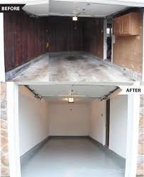 Up to 27% of light falling on a concrete surface will be reflected, compared with as little as 5% of light from asphalt pavements, according to the american concrete pavement association. Garage Makeover Part I Spot Of Tea Designs