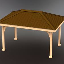 This hip roof is really sturdy and it has a steep slope. Gazebo With Hip Roof Downloadable Building Plans Diy Backyard