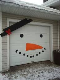 Garage Door Snowman Outdoorchristmasdecorations Outdoor Christmas Decorations Snowman Christmas Decorations Christmas Diy