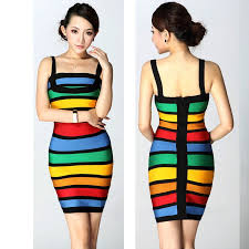 Rainbow Cocktail Dresses For Weddings Colorful Dresses Rainbow Prom Dress Cocktail Dress Prom