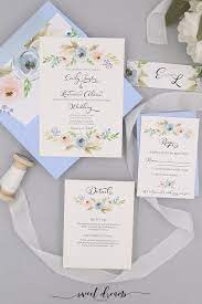 Dusty Blue Harper Wedding Invitation Sample Sweet Dreams Creative Peach Wedding Invitations Light Blue Wedding Invitations Wedding Invitations