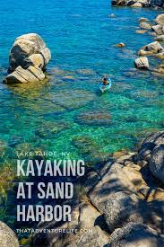 Bonsai rock is a granite boulder in the middle of a sheltered swimming cove on the eastern shore of lake tahoe. How To Kayak At Sand Harbor In Lake Tahoe Nv That Adventure Life