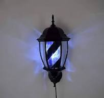 Amazon.com: LED Solar Security Light - Outdoor Retro Barber ...
