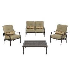 These general care tips will ensure that your chairs, tables, and cushions look beautiful for years to come. Martha Stewart Living Pembroke 4 Piece Patio Seating Set Adc Set 1137 4 At The Home Depot Modern Patio Furniture Patio Seating Sets Outdoor Wicker Furniture