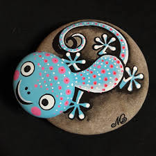 120 Likes 5 Comments Murat Buyuklu Tasarimatolyesi Mb On Instagram Tasboyama Stonepainting Kertenkele Rock Painting Art Rock Crafts Stone Crafts