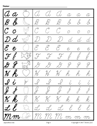 16 Capital And Lowercase Letters Worksheet In 2020 Cursive Writing Worksheets Letter Tracing Worksheets Writing Worksheets