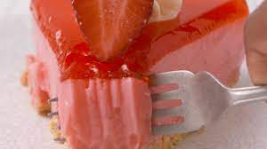 Lactic acid acts on the protein in the milk to make yoghurt thick and sour. 3 Ingredient Yoghurt Jelly Fridge Tart Youtube Milk Recipes Dessert Fridge Tart Jelly Desserts
