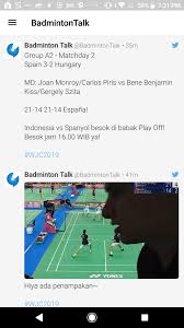 Search only for live score badminton Badminton Live Score For Android Apk Download