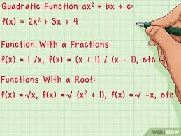 How To Find The Domain And Range Of A Function 14 Steps