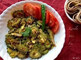 Cook, stirring, for 3 to 5 minutes or until chicken is no longer pink. Karela Stir Fry Cooking With Sapana