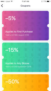 Settings Coupons Authorization Screens Iosup Coupon Design App Design App Design Inspiration