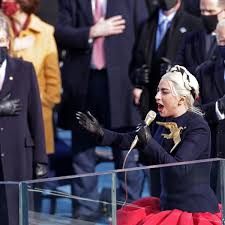 4:24 128 кбит/с 4.0 мб. Behold Lady Gaga S Custom Schiaparelli Golden Inauguration Dove Fashionista
