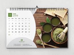 Desk Calendar 2019 Desk Calendar Design Calendar Design Calendar Design Template