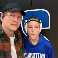 Couldn't be more proud of my son after another season of wrestling. 7th  grade MVP for his team 😤 I'm so grateful Harvey introduced our family to  this sport. It's so intense