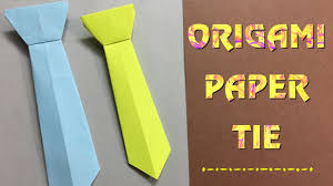 Then press your tie to it. How To Make A Paper Neck Tie Easy Craft Tutorial For Beginners Hd Youtube