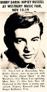 Bobby Darin Westbury Music Fair November 1967 along with my album