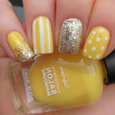 Yellow Nail Art Designs To Try On Yellow Nails Yellow Nail Art Nail Art Summer