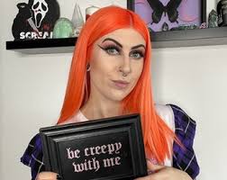 Be Creepy With Me Cross Stitch, Valentines Day, Love, Goth, Gothic, Home  Decor, Emo, Witch, Gifts for Her, Anniversary Gift, Gifts for Them