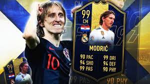 Luka modric fifa 19 community card : Toty Modric 99 The Complete Midfielder Fifa 19 Ultimate Team Youtube