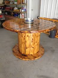 Spool Perfect Bar Table Wooden Spool Tables Wood Spool Tables Spool Furniture