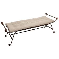 Absolutely nothing like the photo. Turn Of The Century Brass And Wrought Iron Day Bed Or Bench France Circa 1900 For Sale At 1stdibs