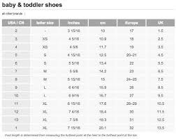 Size Chart New Balance Anak Www Bedowntowndaytona Com