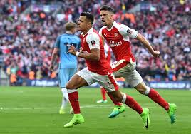They remain on course to win a fourth consecutive league cup. Arsenal 2 Man City 1 Aet Watch Highlights Alexis Sanchez Scores Winner To Set Up Fa Cup Final Showpiece With Chelsea