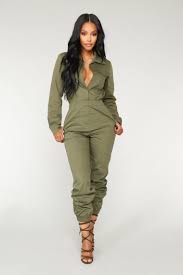 Aviator Babe Jumpsuit Olive Babe Jumpsuit Rompers Women Outfit Denim Outfit For Women