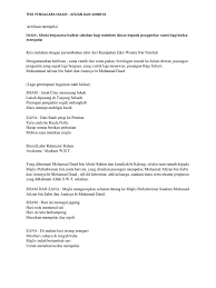 Skrip pengacara majlis pertunangan (master of ceremony text)assalamualaikum warahmatullahi wabarakatuh bismillahirrahmannirrahim alhamdulillahirabbil 'alamin wa bihi nastain(u) wassolatu wassalamu ala rasulillah sayyidina muhammadin(w) wa ala alihi wasahbihi wan(w) wa. Teks Mc Majlis Perkahwinan Kiko And Aeep