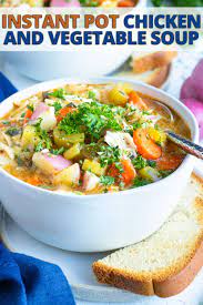 Instant Pot Chicken Vegetable Soup Video Evolving Table Recipe Chicken Vegetable Soup Recipes Instant Pot Chicken Soup Recipe Best Healthy Soup Recipe