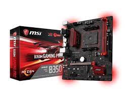 I would recommend you the ryzen r5 2600 to be used with this board. Used Very Good Msi B350m Gaming Pro Am4 Micro Atx Amd Motherboard Newegg Com