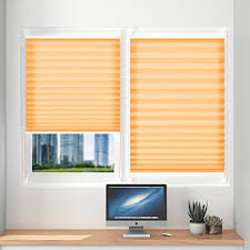 Im wohnzimmer oder in der küche lassen. Bxh Achollo Plissee Klemmfix Ohne Bohren Jalousie Rollo 85 X 130cm Orange Seitenzugrollo Faltrollo Plisseerollo Sonnenschutz Leicht Zu Montieren Verspannt Plissees Kuche Haushalt Wohnen