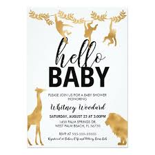 Black And Gold Baby Shower Invitations Safari Baby Shower Invitation Black Gold Zazzle Com Gold Safari Baby Shower Safari Baby Shower Invitations Safari Baby Shower Boy
