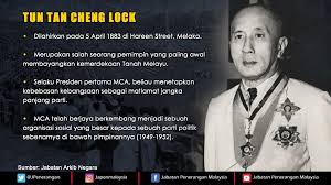 Posted by unknown at 22:18. Jabatan Penerangan Malaysia On Twitter Tun Tan Cheng Lock Antara Tokoh Yang Paling Awal Membayangkan Kemerdekaan Tanah Melayu Mari Kita Imbas Sedikit Sejarah Perjuangan Beliau Sumber Jabatan Arkib Negara Malaysiaprihatin Merdekamoment