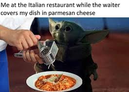 Baby Yoda Goes To Olive Garden Yoda Funny Yoda Meme Funny Babies