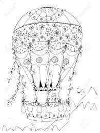 Download this coloring page and other airplanes coloring pages for free. Heart Shaped Hot Air Balloon Design For Valentine S Day Design Royalty Free Cliparts Vectors And Stock Illustration Image 54934990