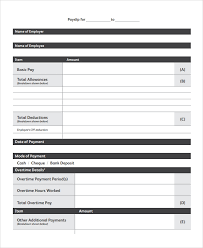Create a simple payslip for your employees with xero's free template. Payslip Templates 28 Free Printable Excel Word Formats
