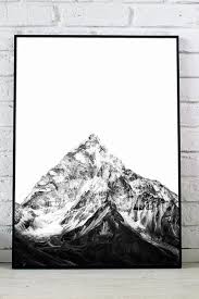 Artwork Black And White Wall Art Printable Black And White Mountain Print Minimalist Wall Art Etsy White Wall Decor Mountain Wall Art Black And White Wall Art