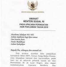 Menyanyikan lagu terima kasih guru oleh paduan suara Pidato Sambutan Upacara Hari Pahlawan 2019 Dari Mensos Ri Informasi Pendidikan Dan Dunia Kerja