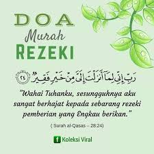 Jika anda sering mengalami kesulitan, kesempitan, kekurangan wang, masalah kewangan. Doa Murah Rezeki Jawi Classificatory Hareki Site