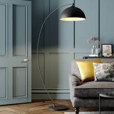 Add a vintage touch to your room with this gold arched lamp with a black marble base, perfect for. Modern Floor Lamps Contemporary Floor Lamps Lights Co Uk