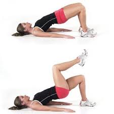 Spinal erectors, glutes, hamstrings, hips. The Glute March Bret Contreras