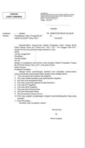 8 Contoh Surat Lamaran Kerja Di Rumah Sakit Surat Cv Kreatif Penyakit