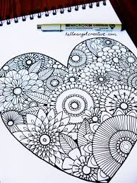 At the top of each double raindrop. Beginners Easy Doodling Mandala Art Novocom Top