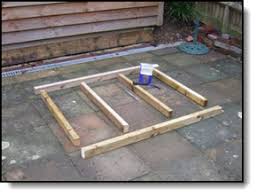 Building a platform for a shed. How To Build A Shed Base For Your Factory Supplied Shed