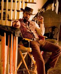 Jamie Foxx behind the scenes of Django Unchained (2012) . #djangounchained  #quentintarantino #jamiefoxx #leonardodicaprio