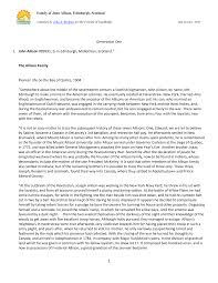 Generation One 1. John Allison #89935, b. in Edinburgh, Midlothian,  Scotland.1 . The Allison Family Pioneer Life